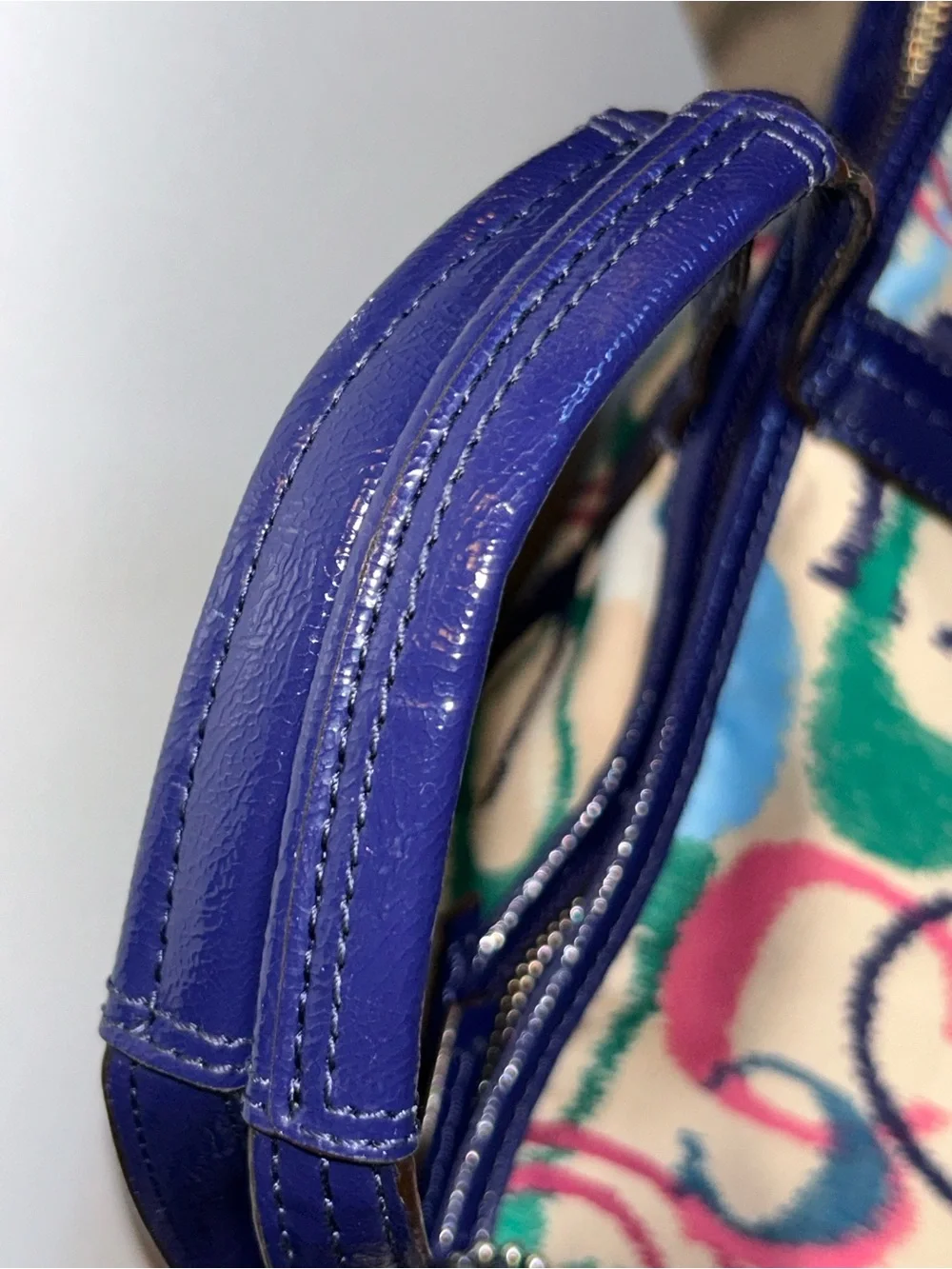 Like new Coach Signature Ikat Foldover Tote